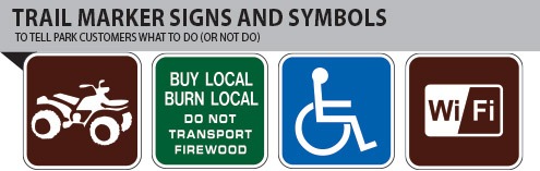 Trail Marker Signs and Symbols