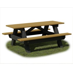 AFT Series - Traditional A-Frame Picnic Table - Using ALL 100% Recycled Plastic