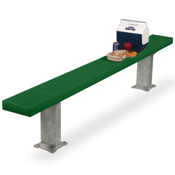 Athletic Bench - APB Series - Using 2" x 12" Expanded Steel