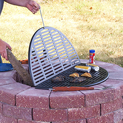 Foldable Cooking Grate for Backyard Firepits - DIG-R35