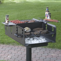 N2 Series Charcoal Grill, Park Grill, Park Equipment