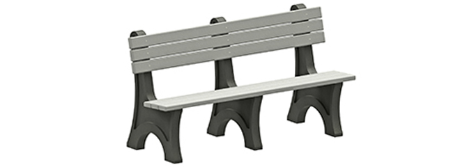 Pilot Rock plastic bench