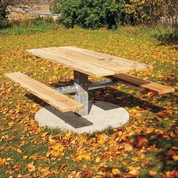 Single Pedestal Picnic Table - PT Series