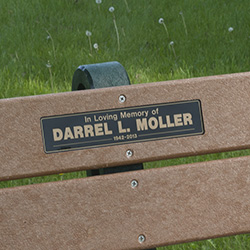 Plaques for Park Benches