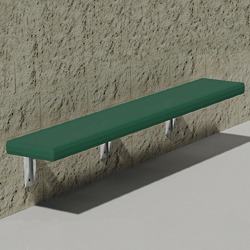 Wall Mount Bench - Using Perforated Steel