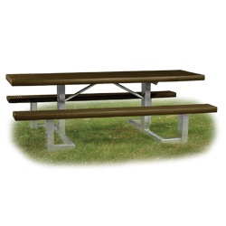 Snow Load/ Extreme Load Square Frame Accessible Picnic Table - WPTS Series