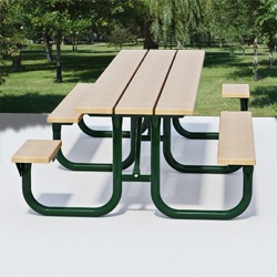 XT Series Side Accessible Picnic Table - Using Lumber