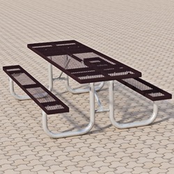 XT Series Picnic Table - Using Expanded Steel