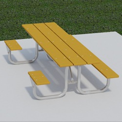 XT Series Side Accessible Picnic Table - Using Recycled Plastic
